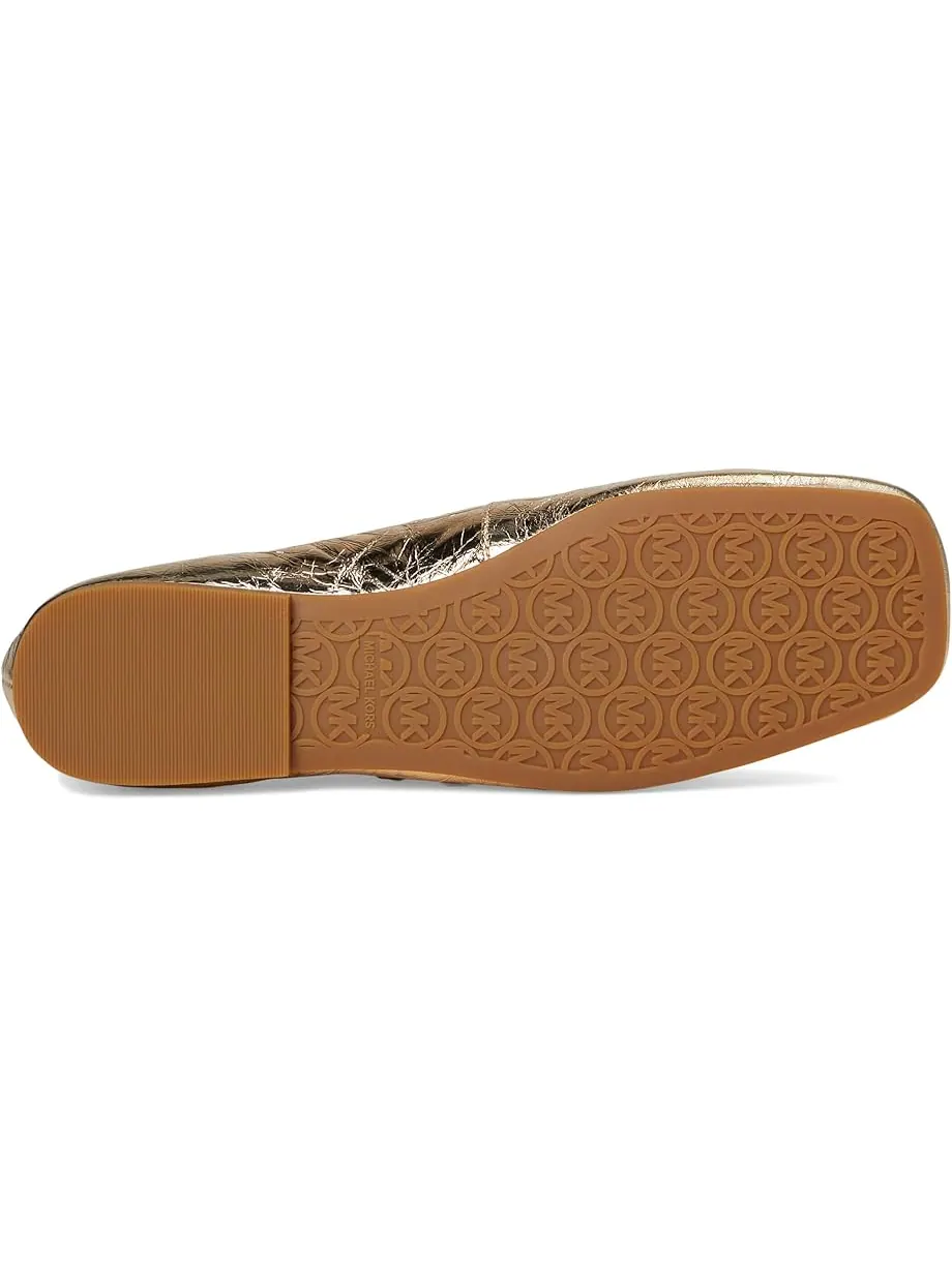Женские балетки MICHAEL Michael Kors Matilda Flex — изображение 3 из 7, бледный золотистый