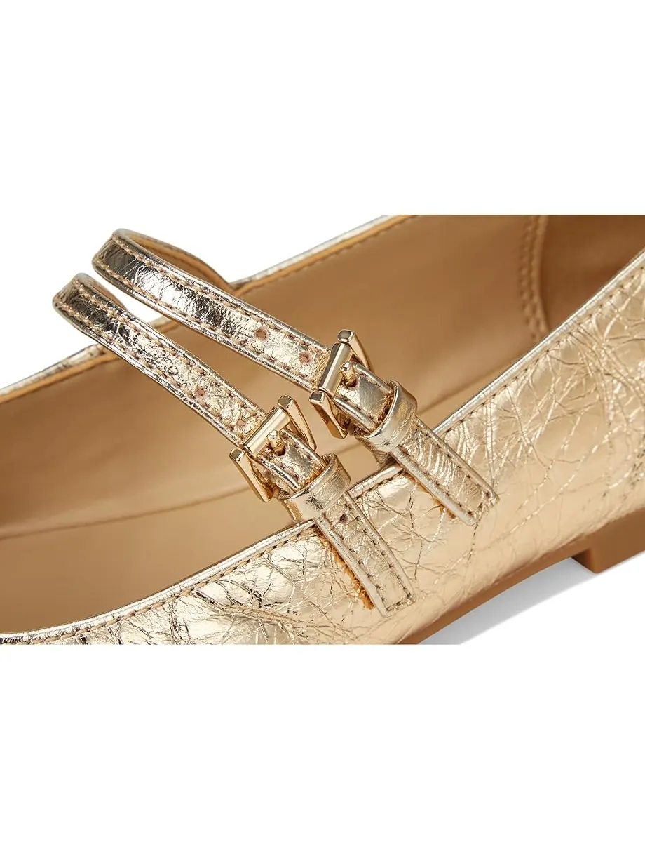 Женские балетки MICHAEL Michael Kors Matilda Flex — изображение 6 из 7, бледный золотистый