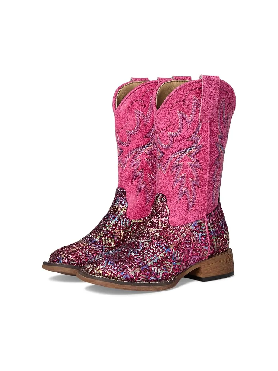 Детские ботинки Roper Glitter Aztec II (Toddler/Little Kid) Roper Kids — изображение 1 из 7, фуксия