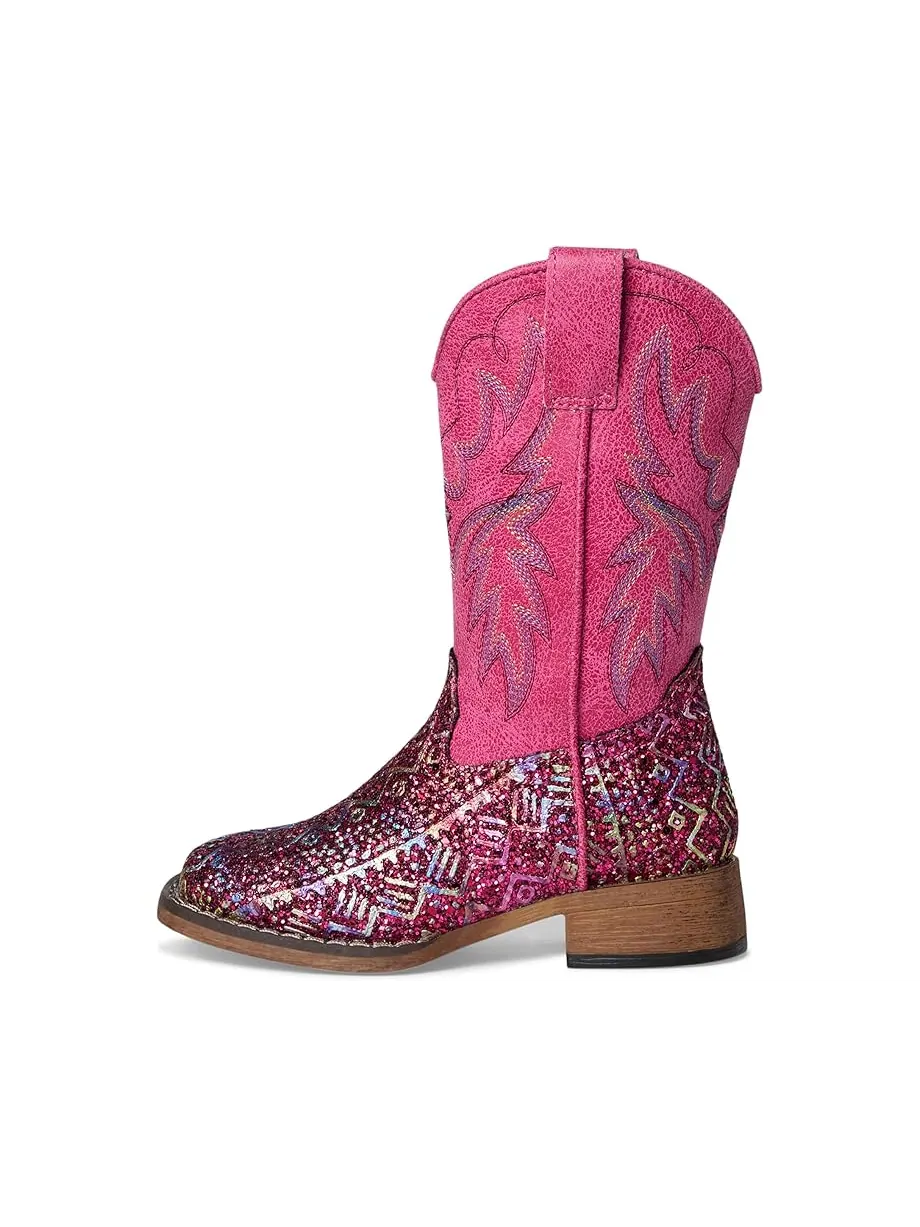 Детские ботинки Roper Glitter Aztec II (Toddler/Little Kid) Roper Kids — изображение 4 из 7, фуксия