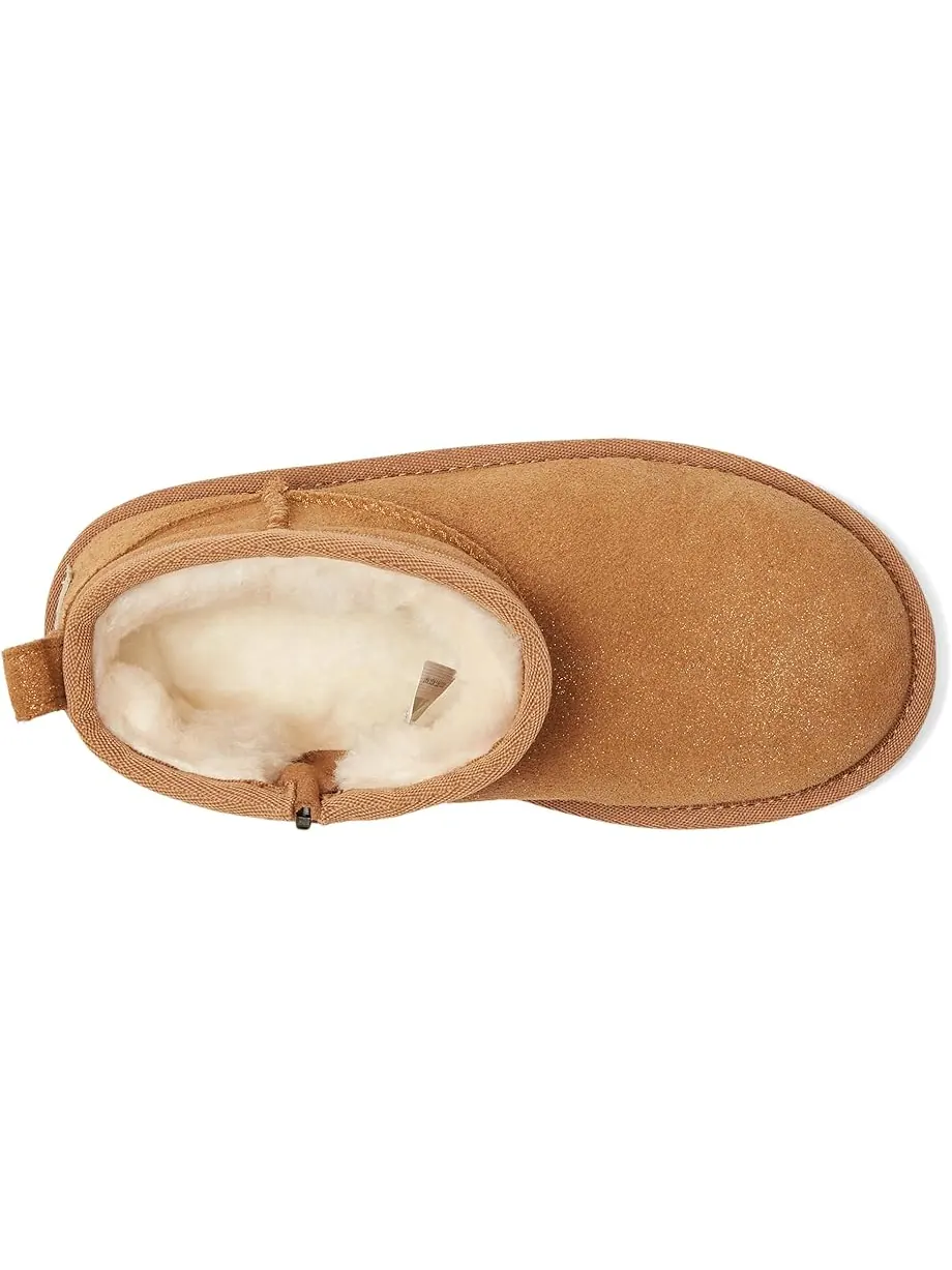 Детские сапоги UGG Kids Classic Ultra Mini Dazzle (Toddler) — изображение 2 из 7, орех