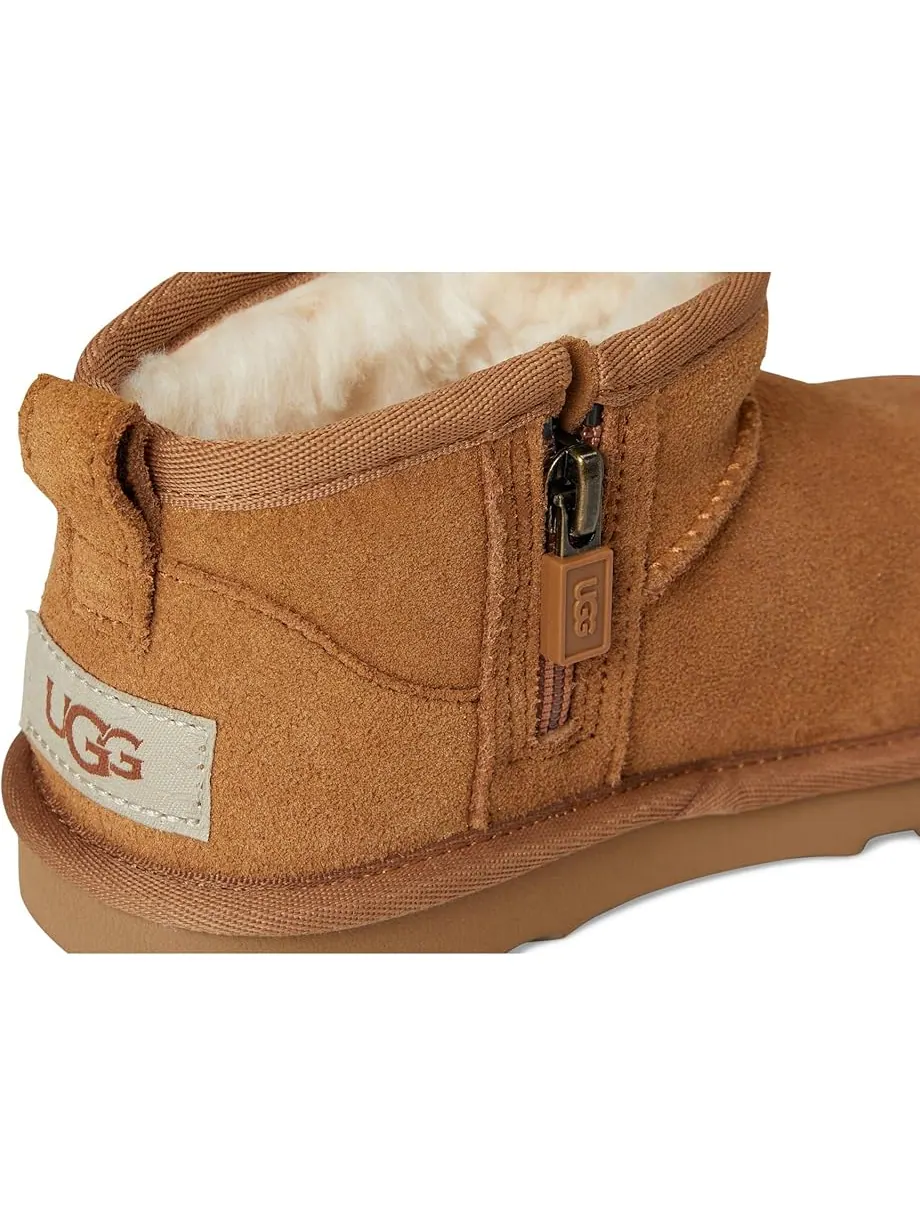 Детские сапоги UGG Kids Classic Ultra Mini Dazzle (Toddler) — изображение 6 из 7, орех
