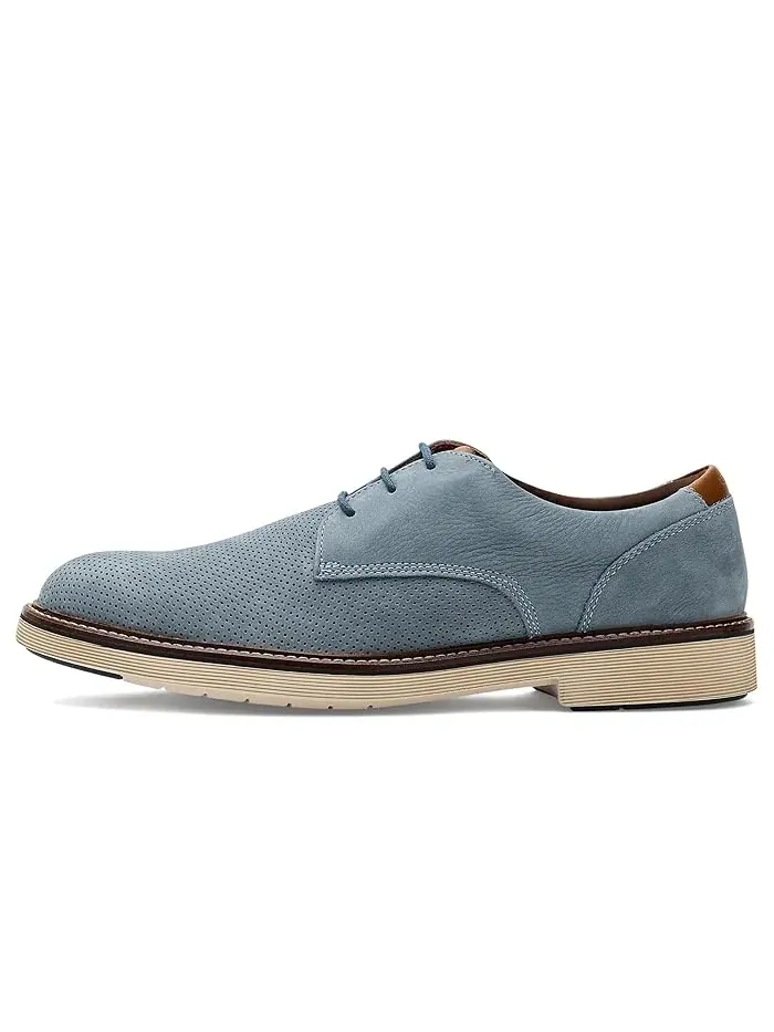 Туфли оксфорды перфорированные Tyson Perfed Plain Toe Johnston & Murphy — изображение 4 из 4, джинсовый синий