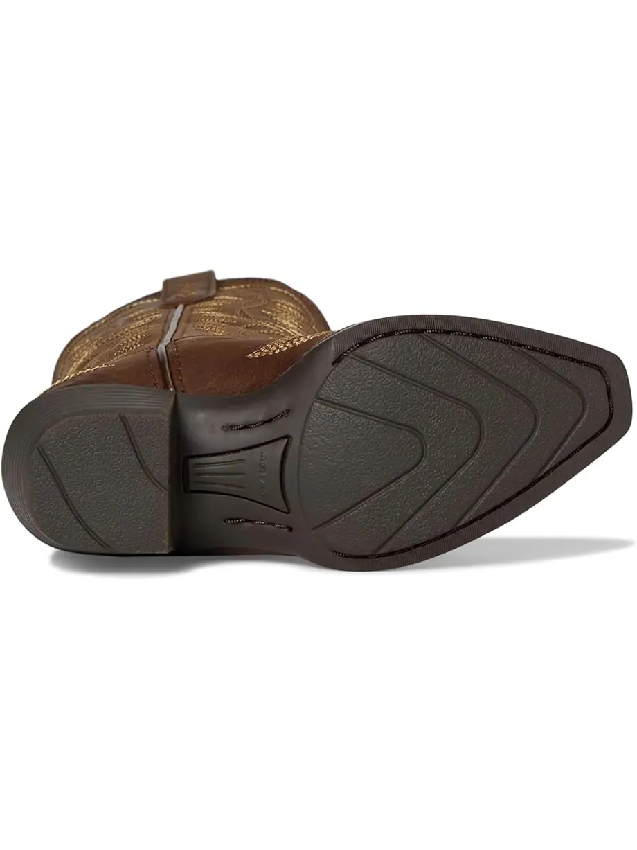 Детские ковбойские ботинки Ariat Casanova D Toe (для малышей/детей постарше) Ariat Kids — изображение 3 из 7, коричневый
