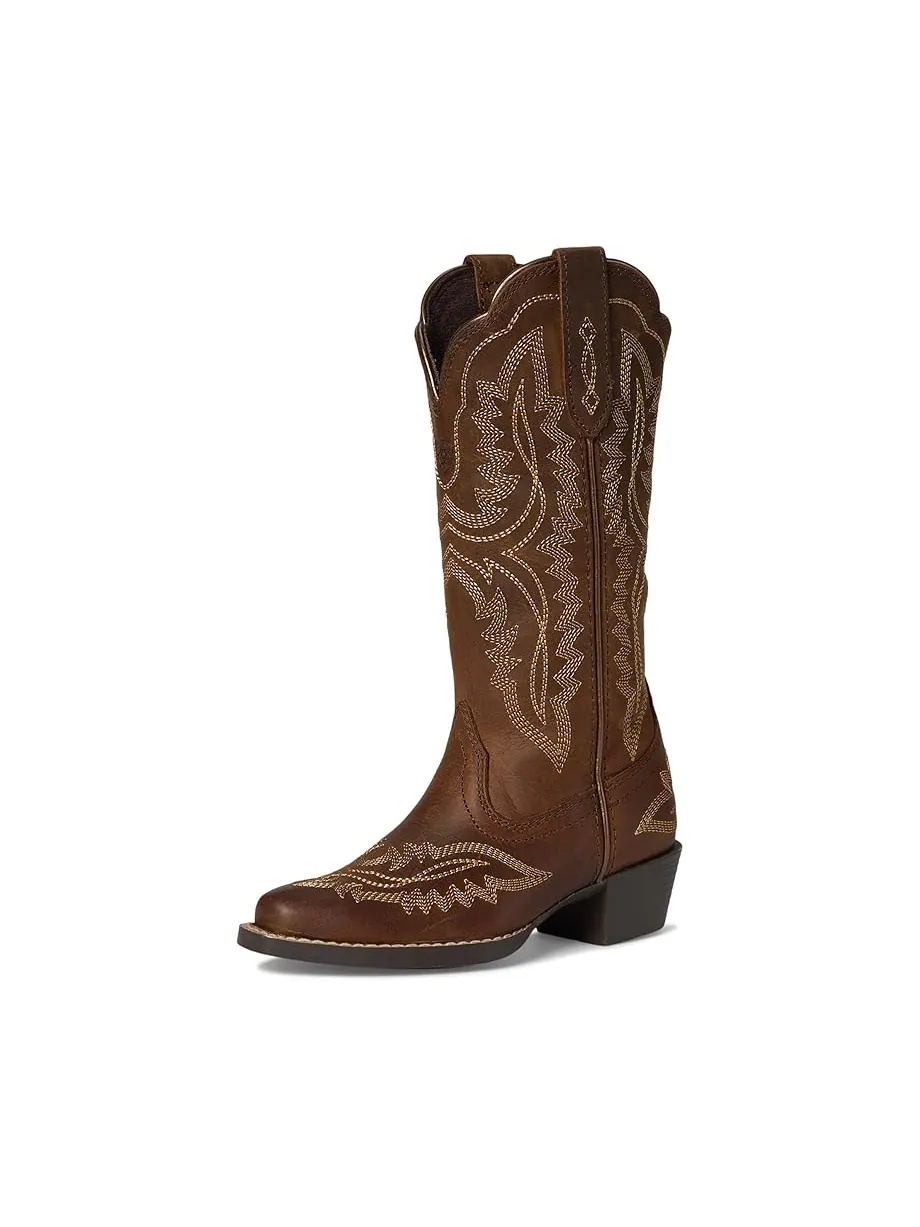 Детские ковбойские ботинки Ariat Casanova D Toe (для малышей/детей постарше) Ariat Kids — изображение 7 из 7, коричневый