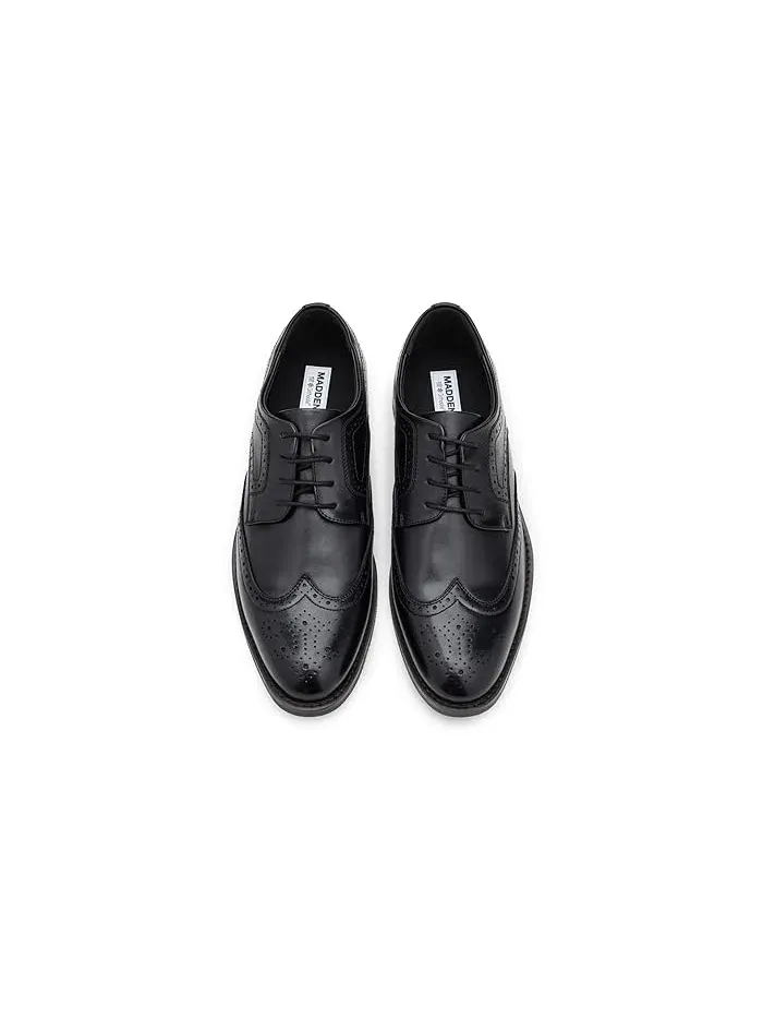 Оксфорды кожаные Aymmers Steve Madden — изображение 2 из 4, черный