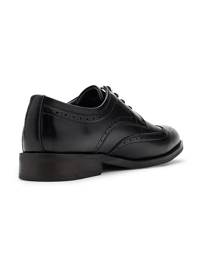 Оксфорды кожаные Aymmers Steve Madden — изображение 3 из 4, черный