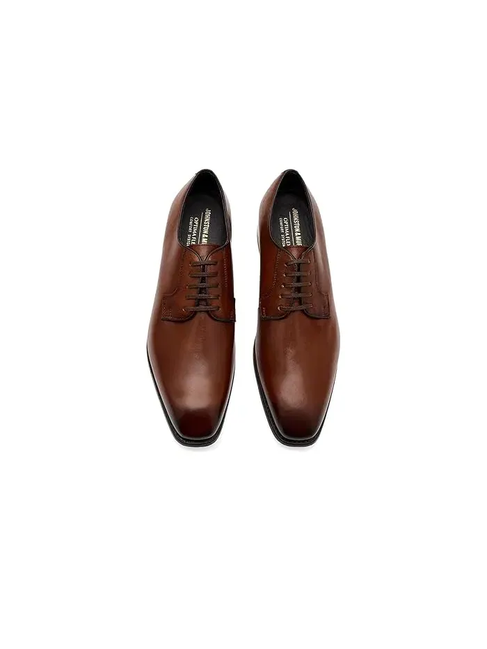 Туфли оксфорды Ashton Plain Toe Johnston & Murphy — изображение 2 из 4, коричневый