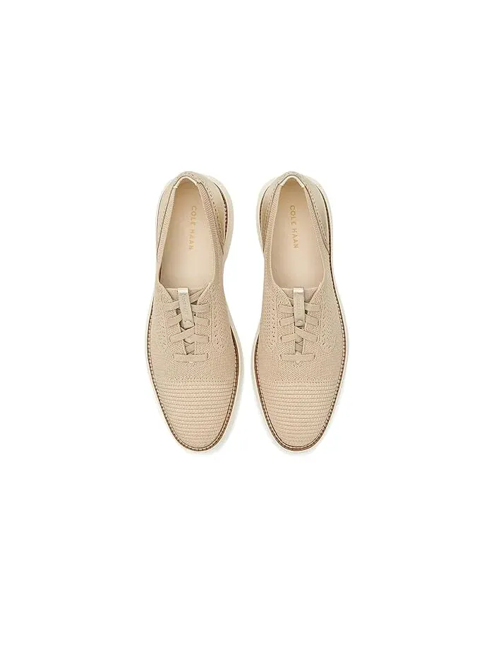 Оксфорды Grand Shadowlite Stitchlite Cole Haan — изображение 2 из 4, светлый/золотистый