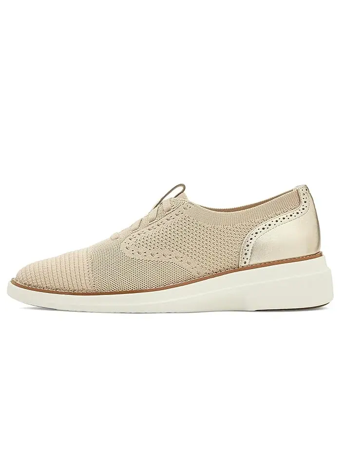 Оксфорды Grand Shadowlite Stitchlite Cole Haan — изображение 4 из 4, светлый/золотистый