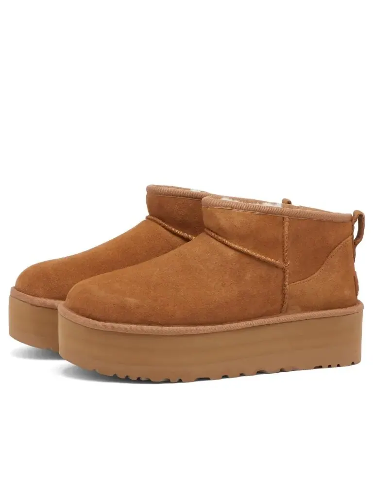 Женские угги UGG Classic Ultra Mini Platform — изображение 2 из 5, орех