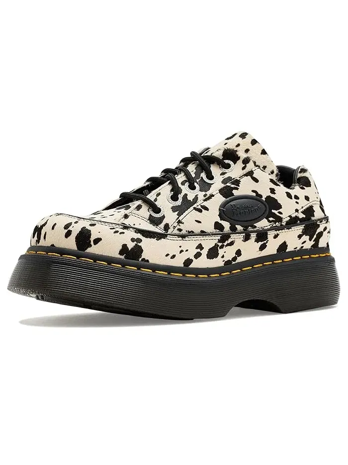 Оксфорды Dr. Martens Buzz 5i, кожаные, с принтом далматинца — изображение 1 из 4, кремовый/черный