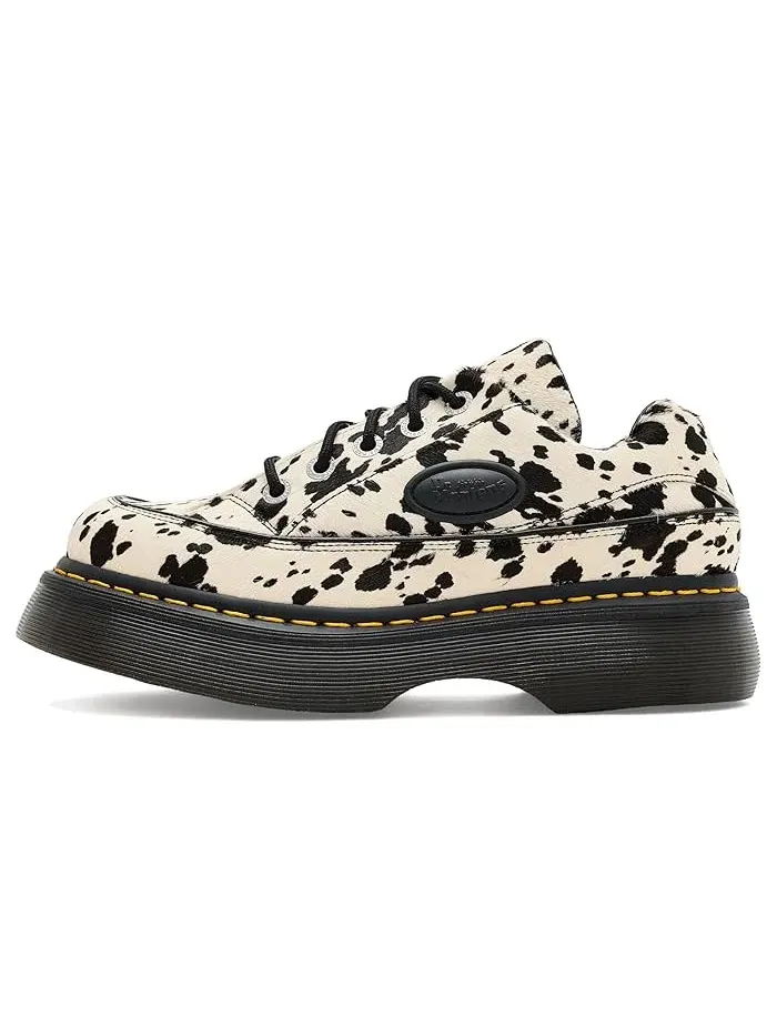 Оксфорды Dr. Martens Buzz 5i, кожаные, с принтом далматинца — изображение 4 из 4, кремовый/черный