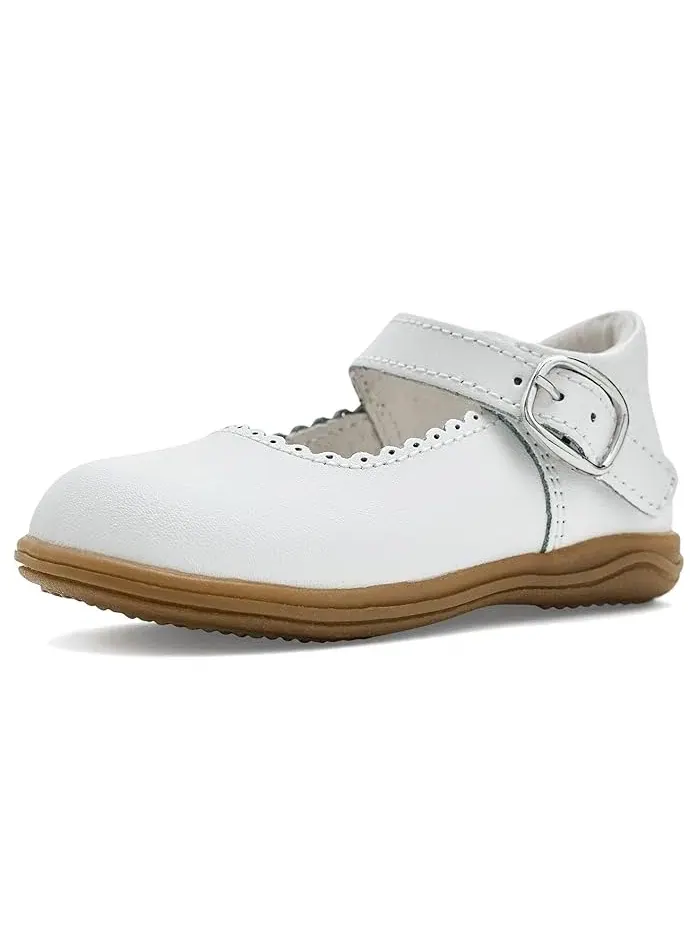 Туфли с оборками Chloe L'Amour Shoes Kids — изображение 1 из 4, белый