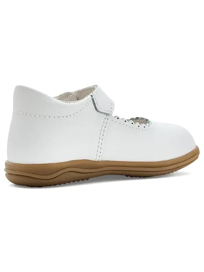 Туфли с оборками Chloe L'Amour Shoes Kids — изображение 3 из 4, белый