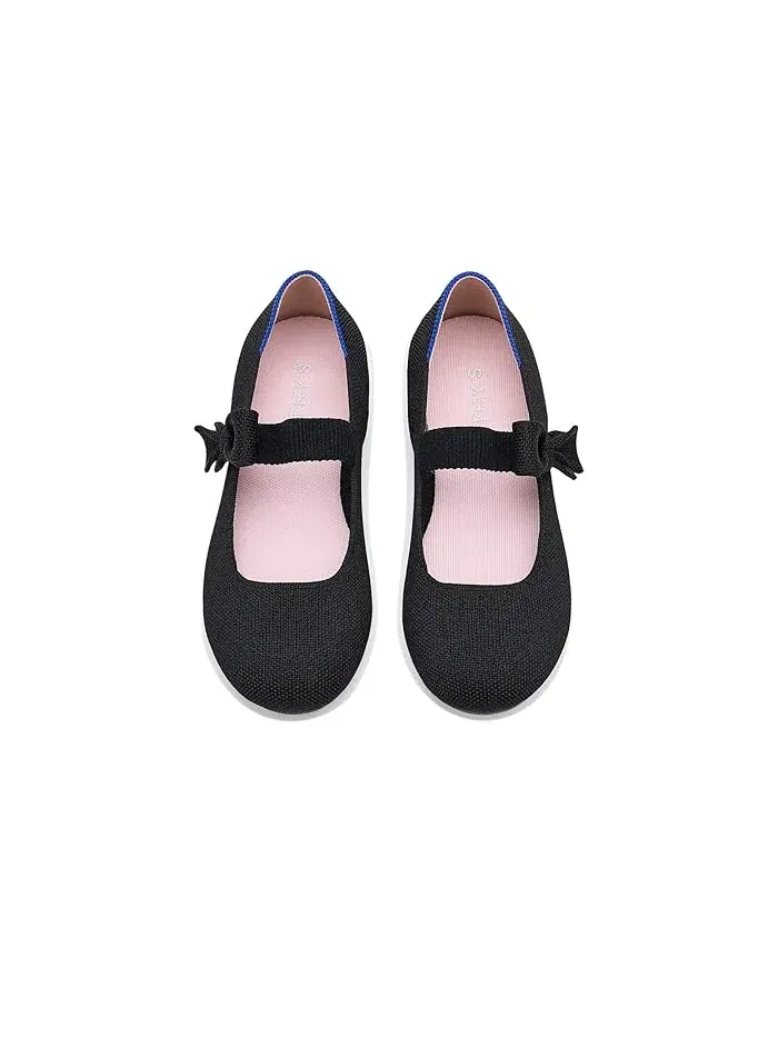 Туфли Mary Jane с бантом Tux Bow Rothy's Kids — изображение 2 из 4, розовый