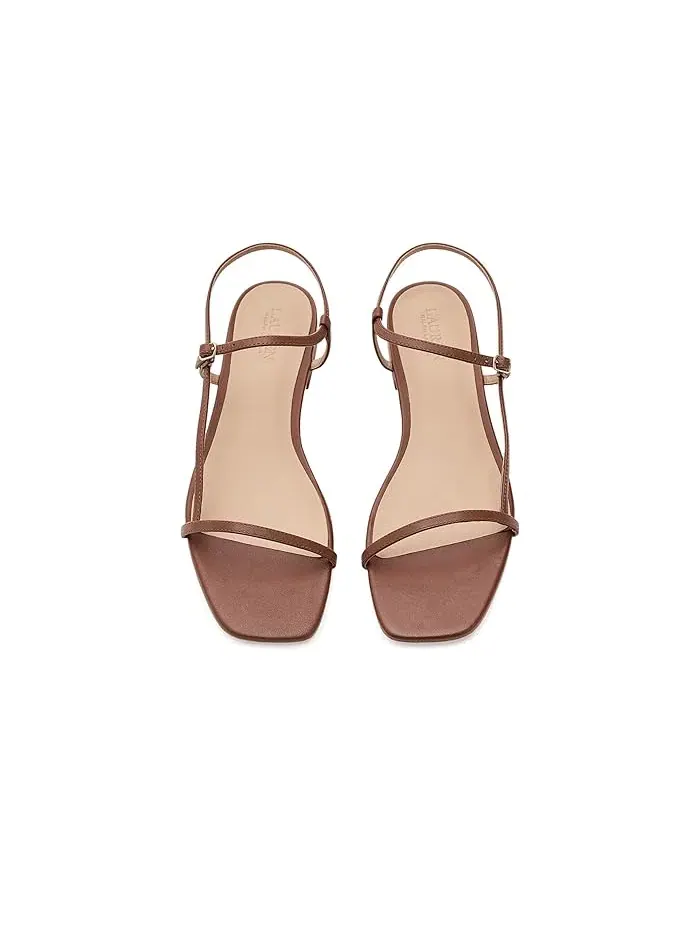 Сандалии Lainee из наппы Lauren Ralph Lauren — изображение 2 из 4, бежевый