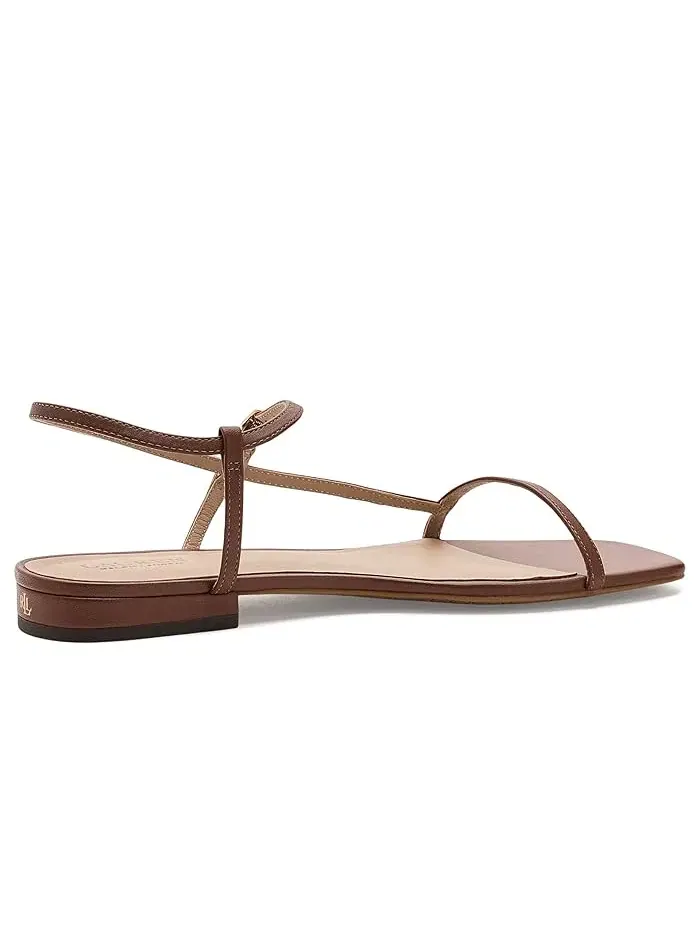 Сандалии Lainee из наппы Lauren Ralph Lauren — изображение 3 из 4, бежевый