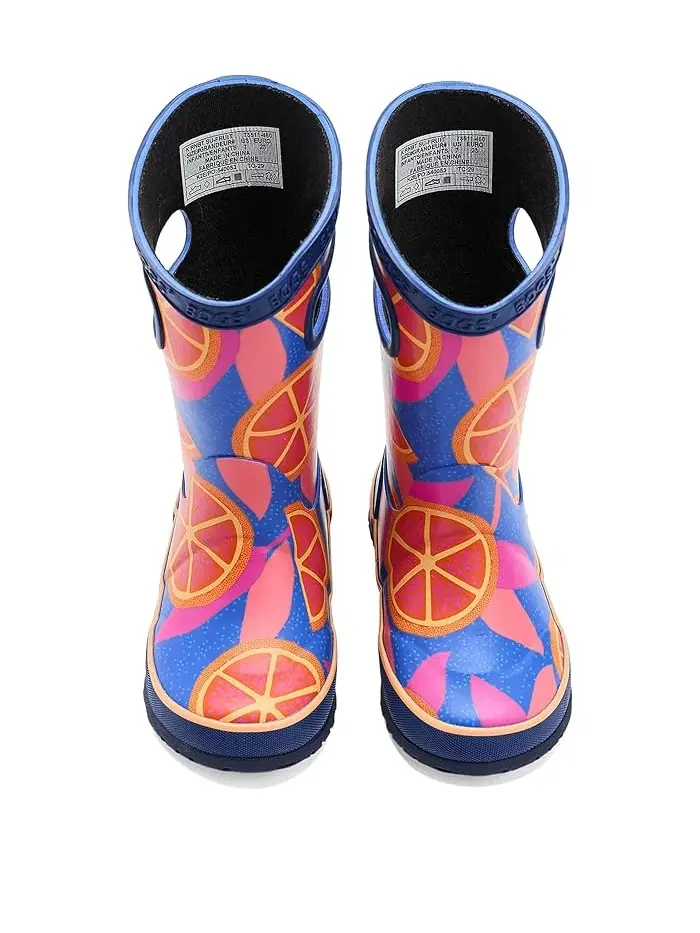 Резиновые сапоги Rain Boot Summer Fruit Bogs Kids — изображение 2 из 4, синий мульти