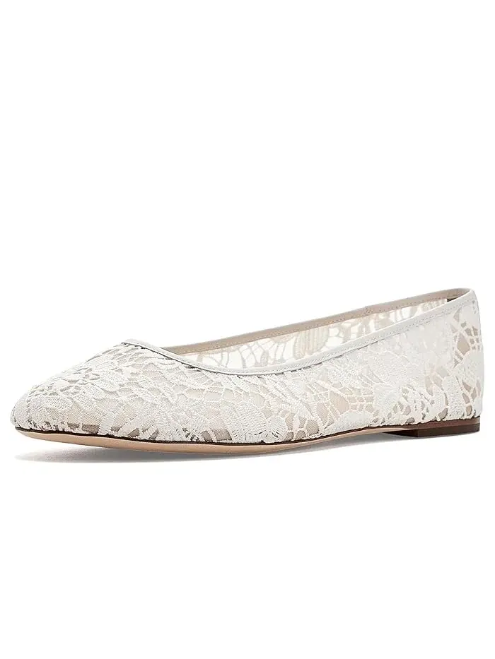 Туфли с кружевом Jayna Lauren Ralph Lauren — изображение 1 из 4, белый