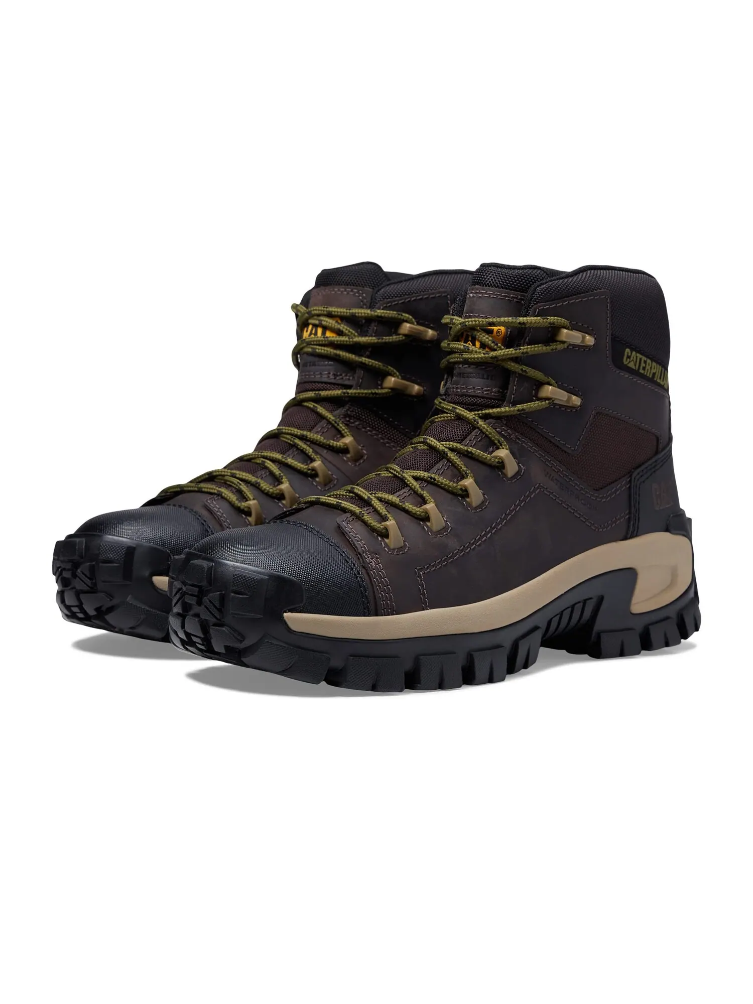 Ботинки Caterpillar Invader Hiker Waterproof Composite Toe — изображение 6 из 6, кофейный