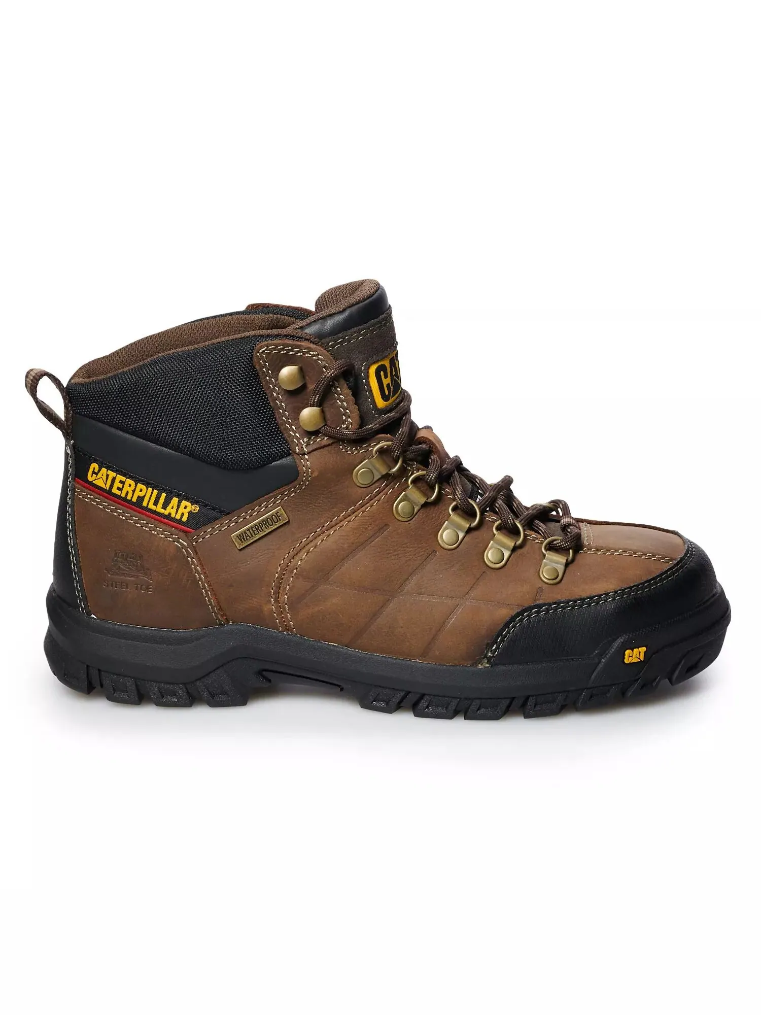 Рабочие ботинки мужские Caterpillar Threshold Steel Toe — изображение 1 из 5, коричневый