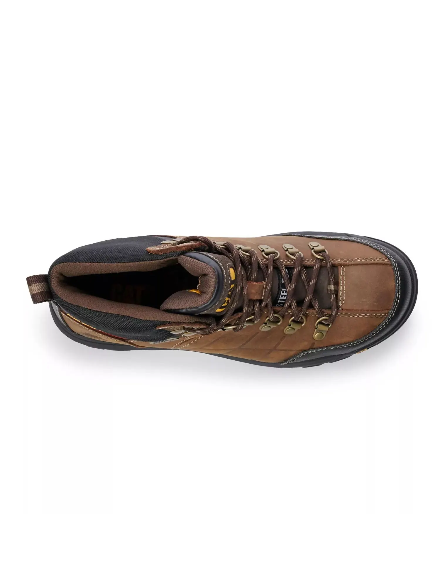 Рабочие ботинки мужские Caterpillar Threshold Steel Toe — изображение 4 из 5, коричневый