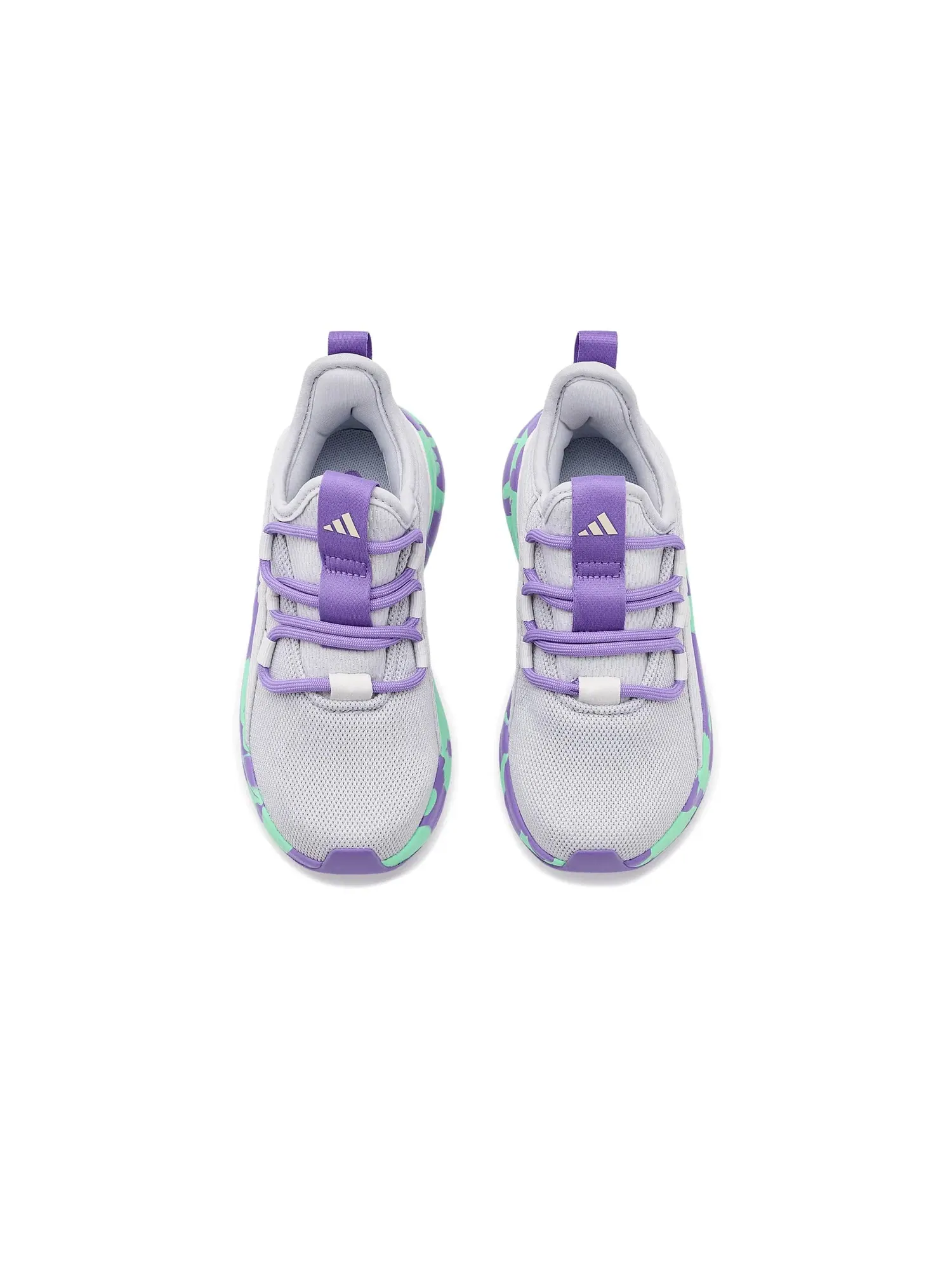 Кроссовки Lite Racer Adapt 8.0 (для маленьких и больших детей) Adidas Kids — изображение 2 из 4, серый/фиолетовый