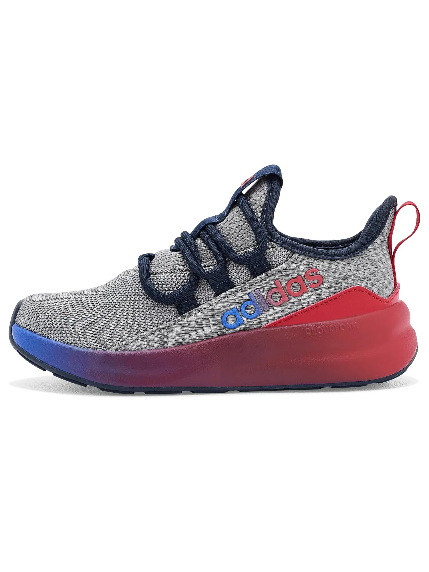 Кроссовки Lite Racer Adapt 8.0 (для маленьких и больших детей) Adidas Kids — изображение 4 из 4, серый/красный/синий