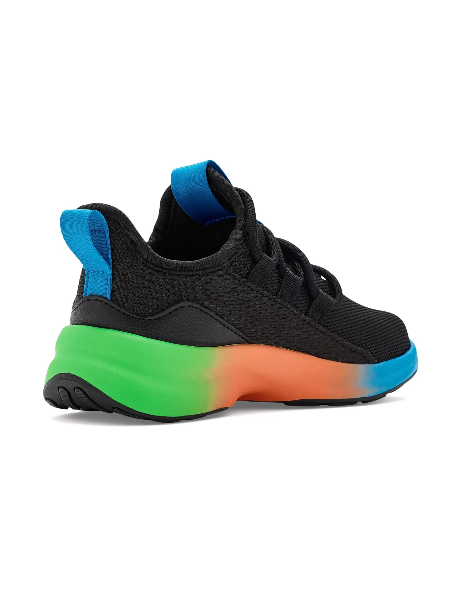 Кроссовки Lite Racer Adapt 8.0 (для маленьких и больших детей) Adidas Kids — изображение 3 из 4, черный/зеленый/оранжевый