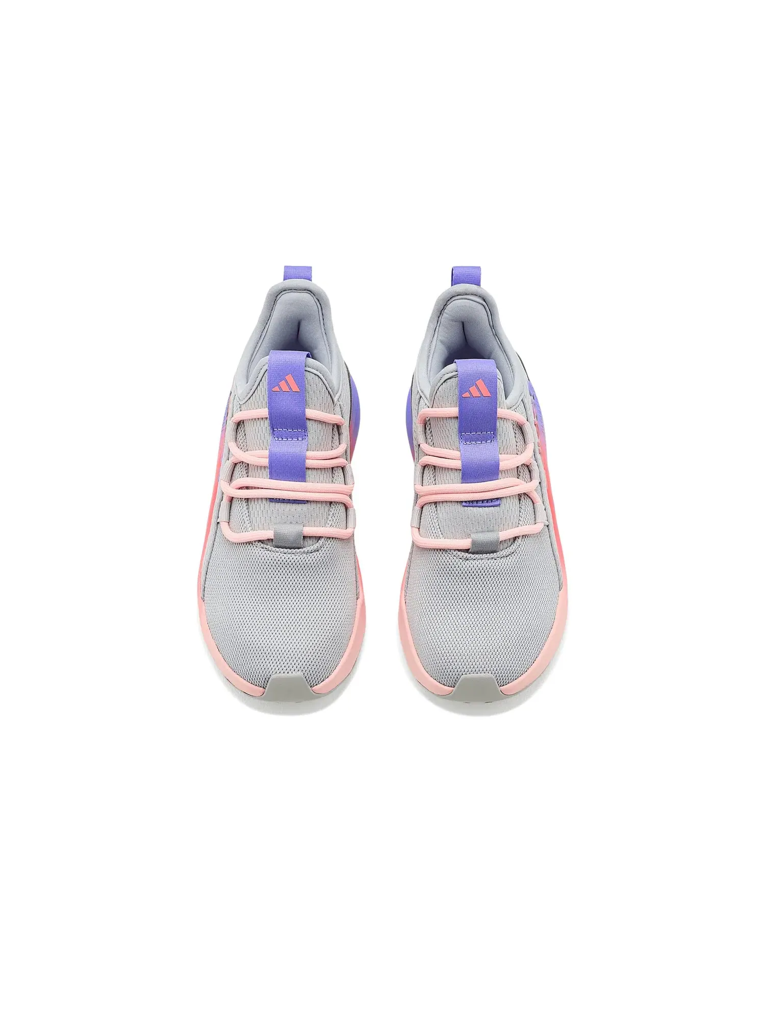 Кроссовки Lite Racer Adapt 8.0 (для маленьких и больших детей) Adidas Kids — изображение 2 из 4, серый/серый/фиолетовый