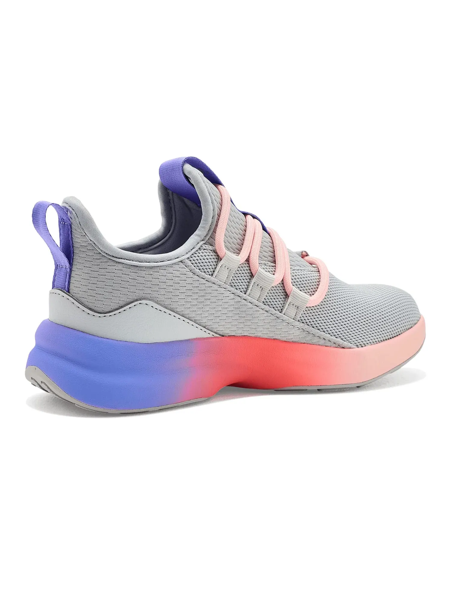 Кроссовки Lite Racer Adapt 8.0 (для маленьких и больших детей) Adidas Kids — изображение 3 из 4, серый/серый/фиолетовый