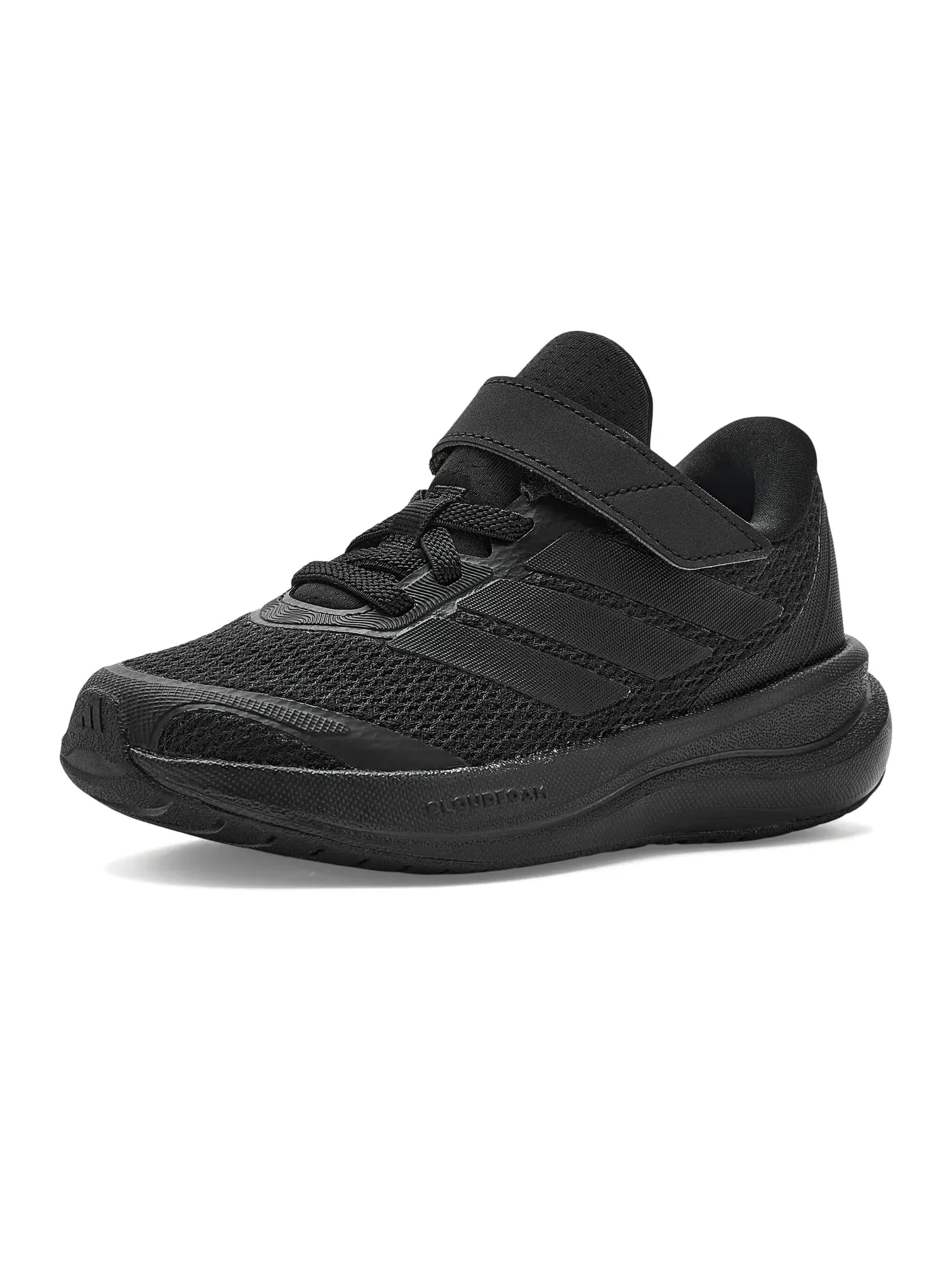 Кроссовки Run Falcon 6 на эластичных шнурках и ремешке (для маленьких детей) Adidas Kids — черный