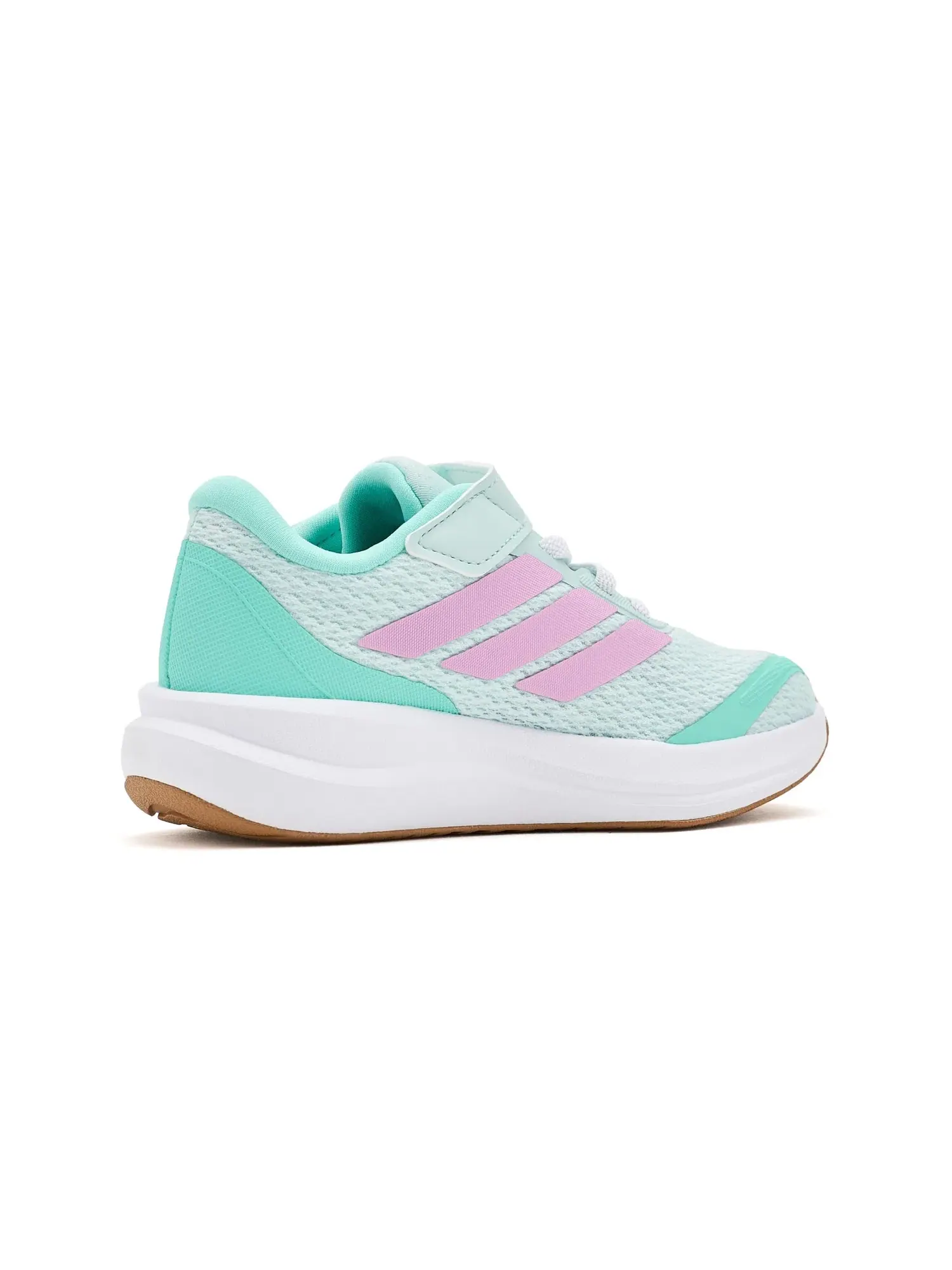 Кроссовки Run Falcon 6 с эластичным шнурком и ремешком (для маленьких детей) Adidas Kids — изображение 3 из 4, голубой