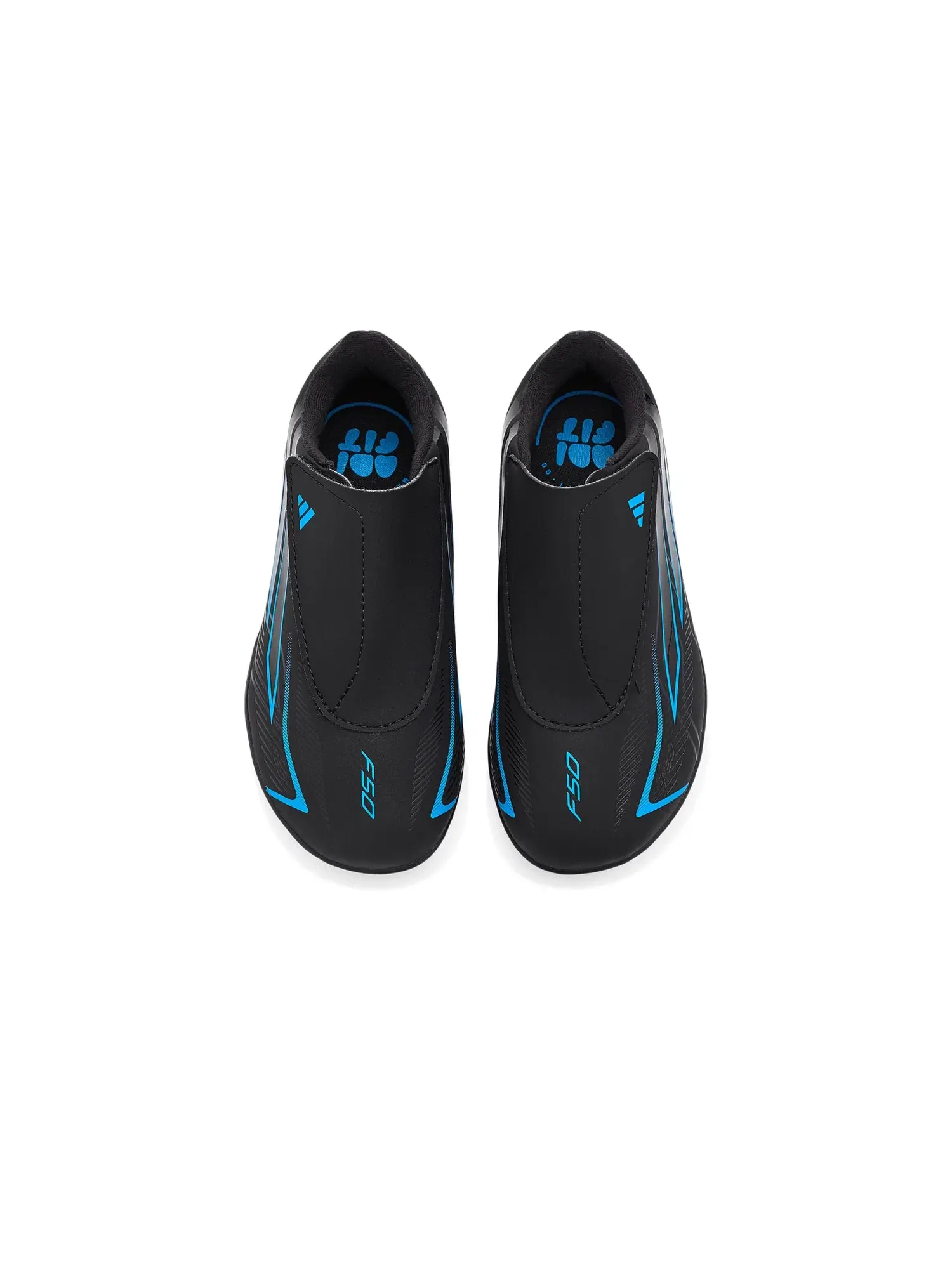 Бутсы F50 Hyperfast Club Hook & Loop Firm Ground/Multi Ground (для малышей и маленьких детей) Adidas Kids