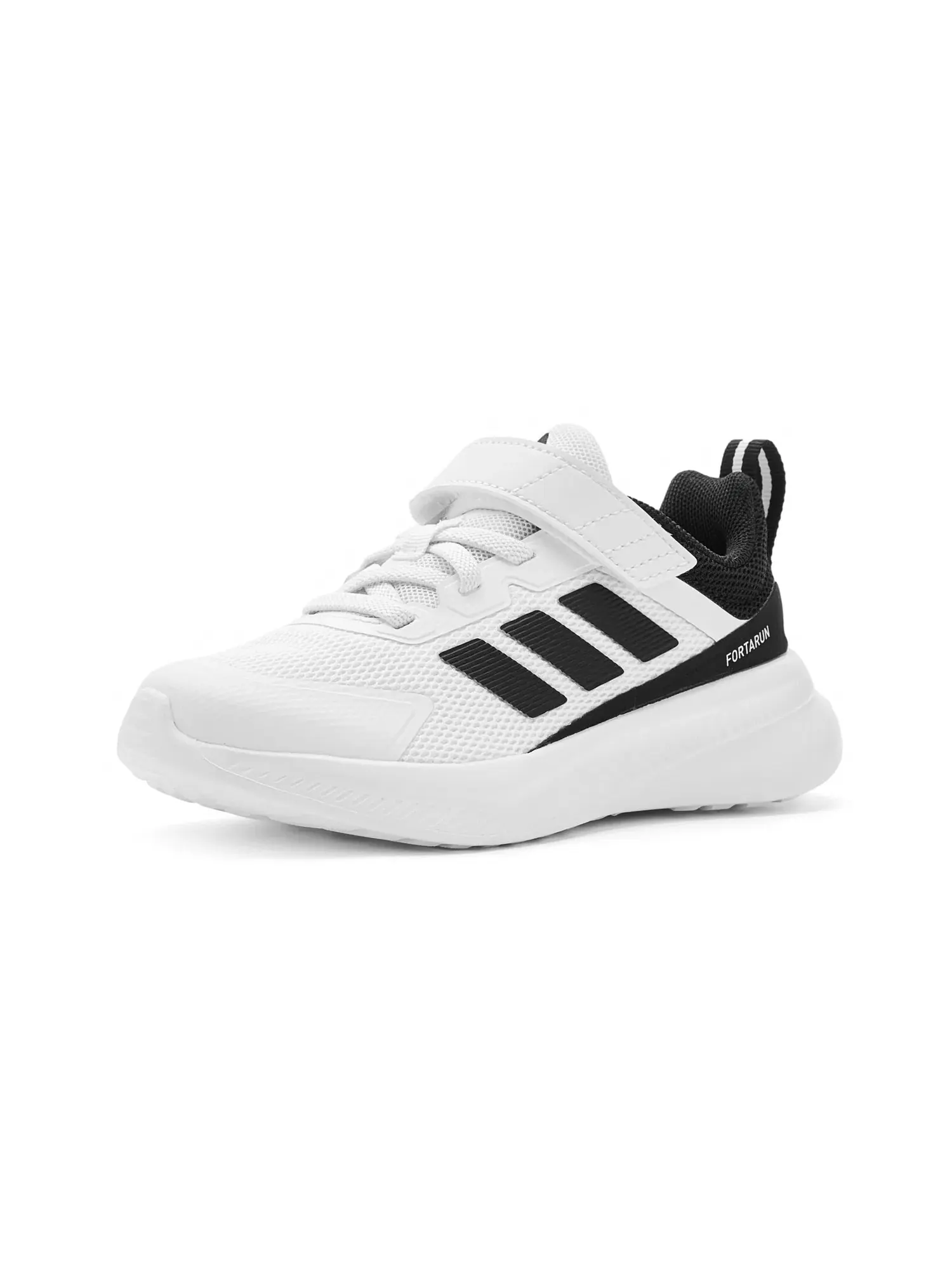 Кроссовки FortaRun 4.0 (для маленьких детей) Adidas Kids — изображение 1 из 4, белый/черный/белый