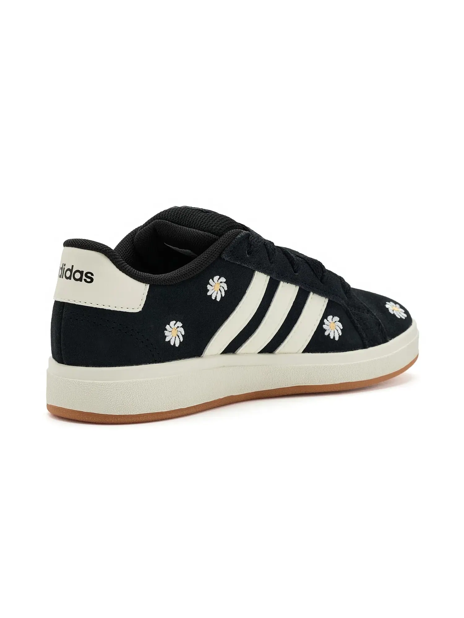Кроссовки Grand Court 00s (для маленьких и больших детей) Adidas Kids — изображение 3 из 4, черный/белый
