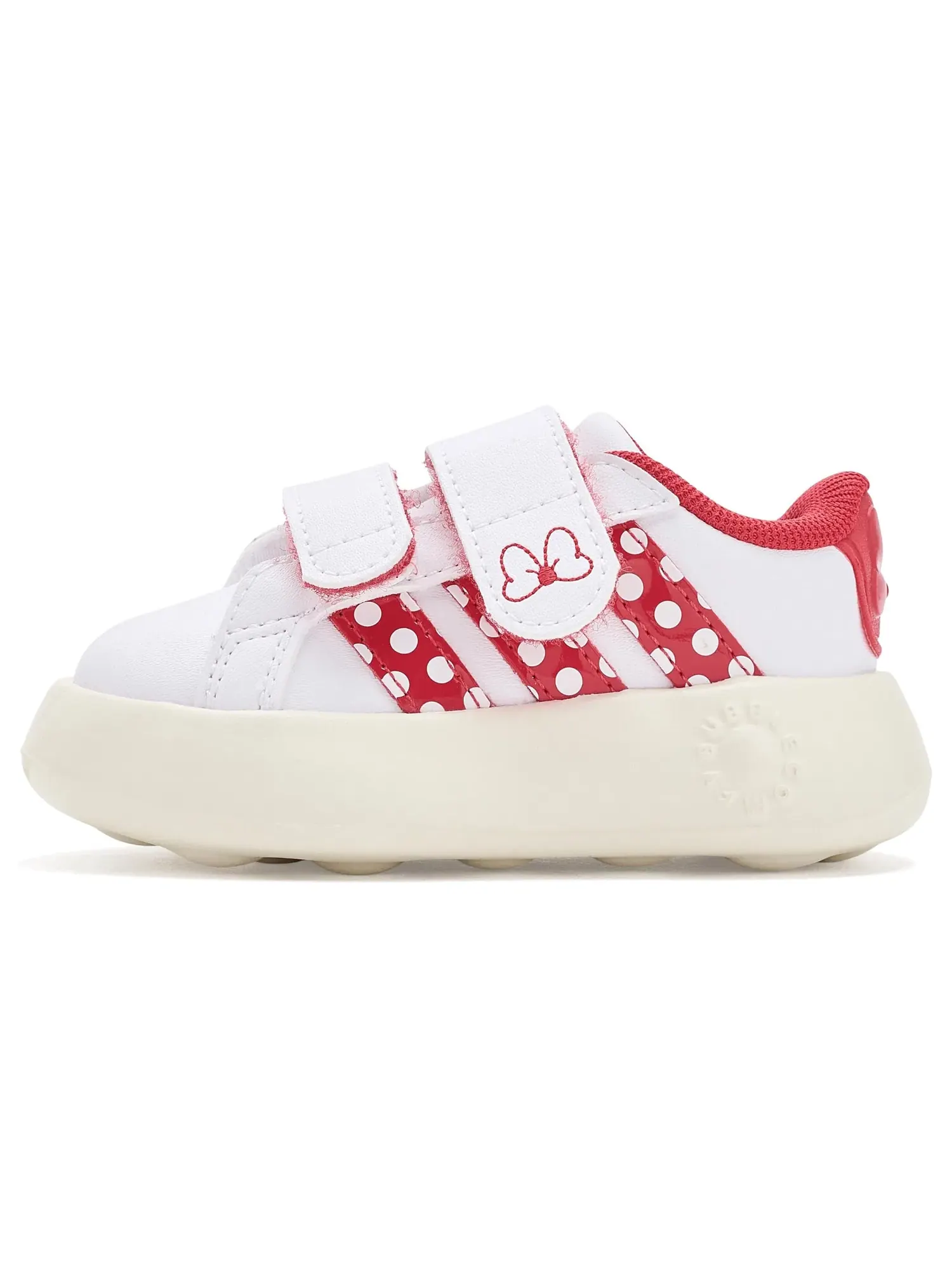Кроссовки Disney Grand Court Hook & Loop (для младенцев и малышей) Adidas Kids — изображение 4 из 4, белый//-белый