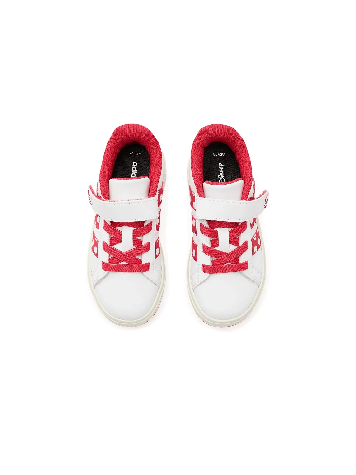 Кроссовки Disney Grand Court Elastic Lace & Strap (для маленьких и больших детей) Adidas Kids — изображение 2 из 4