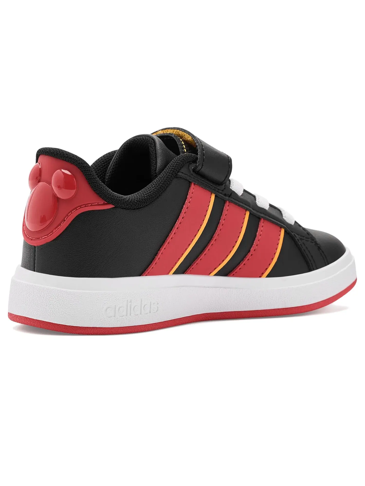 Кроссовки Disney Grand Court Elastic Lace & Strap (для маленьких и больших детей) Adidas Kids — изображение 3 из 4