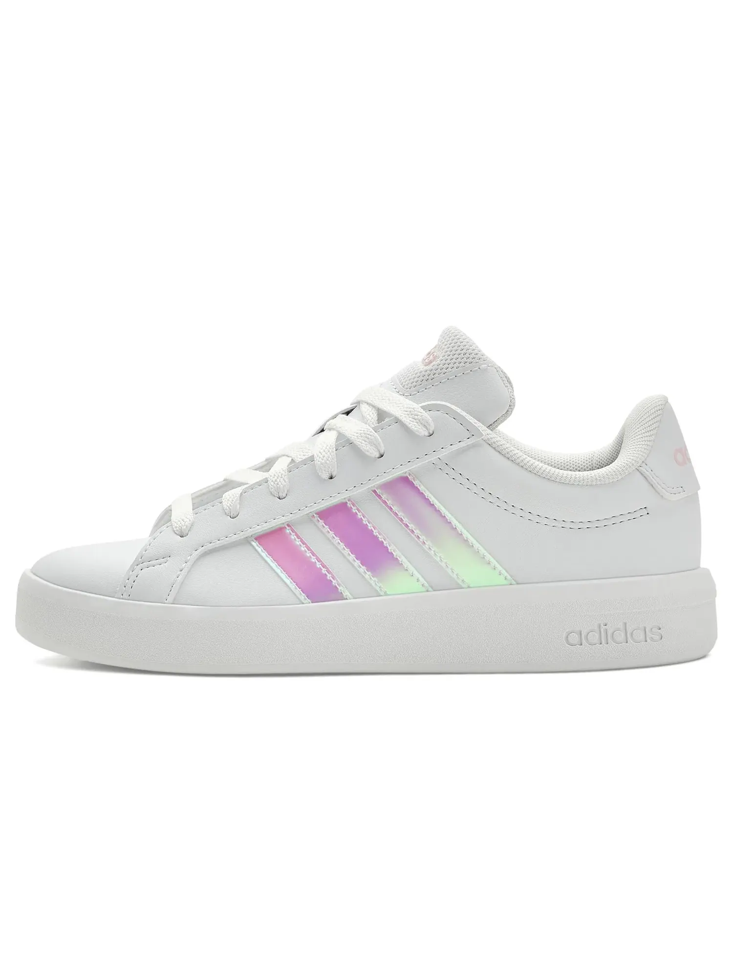 Детские кроссовки Grand Court 3.0 (для детей постарше) Adidas Kids — изображение 4 из 4, белый//розовый
