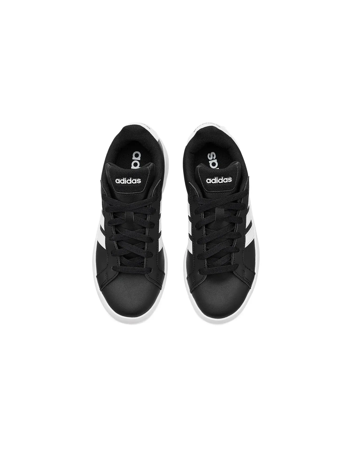 Детские кроссовки Grand Court 3.0 (для детей постарше) Adidas Kids — изображение 2 из 4, черный/белый/белый