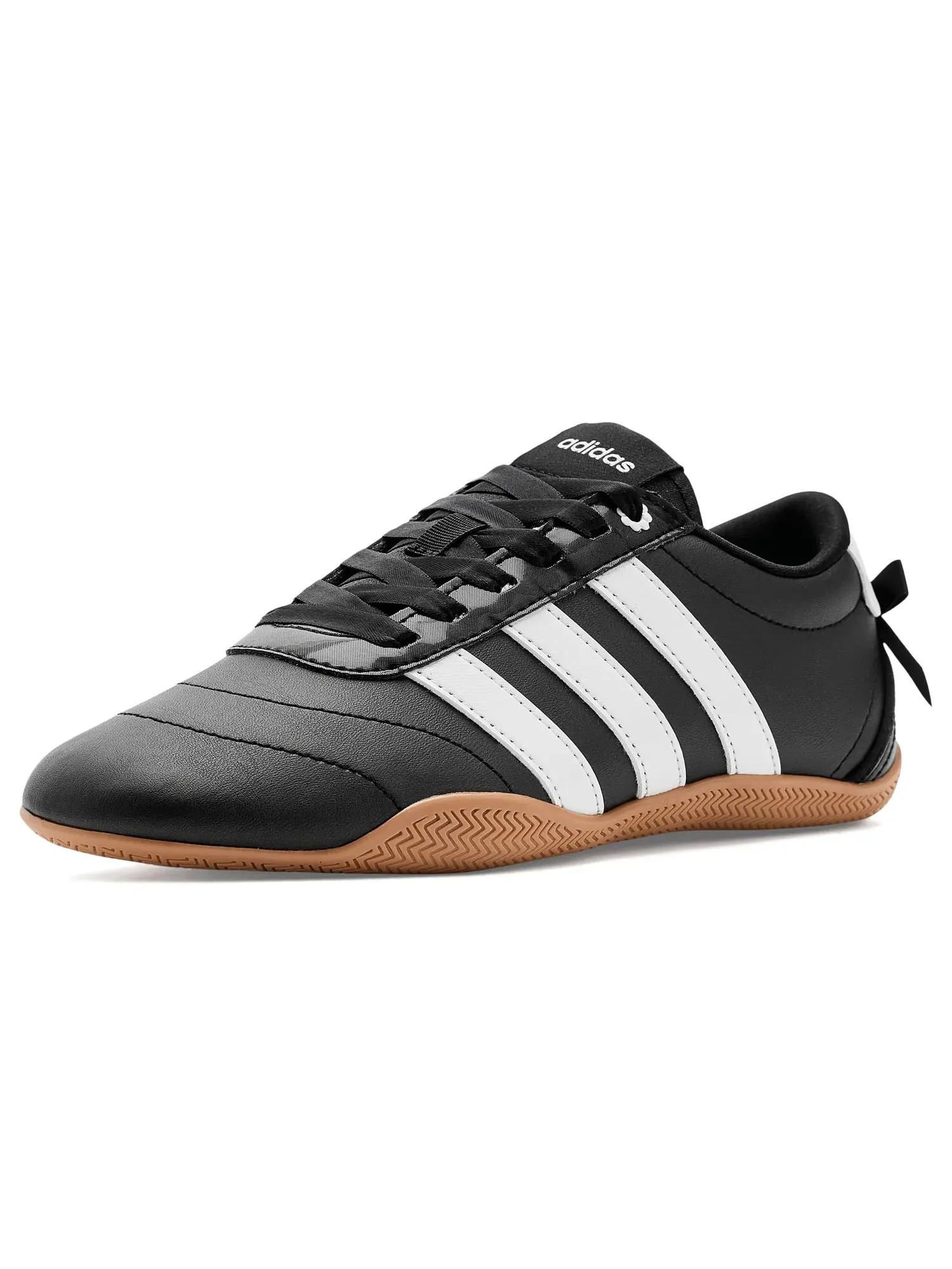 Кроссовки Grand Court Low (для больших детей) Adidas Kids — изображение 1 из 4, черный/белый/желтый