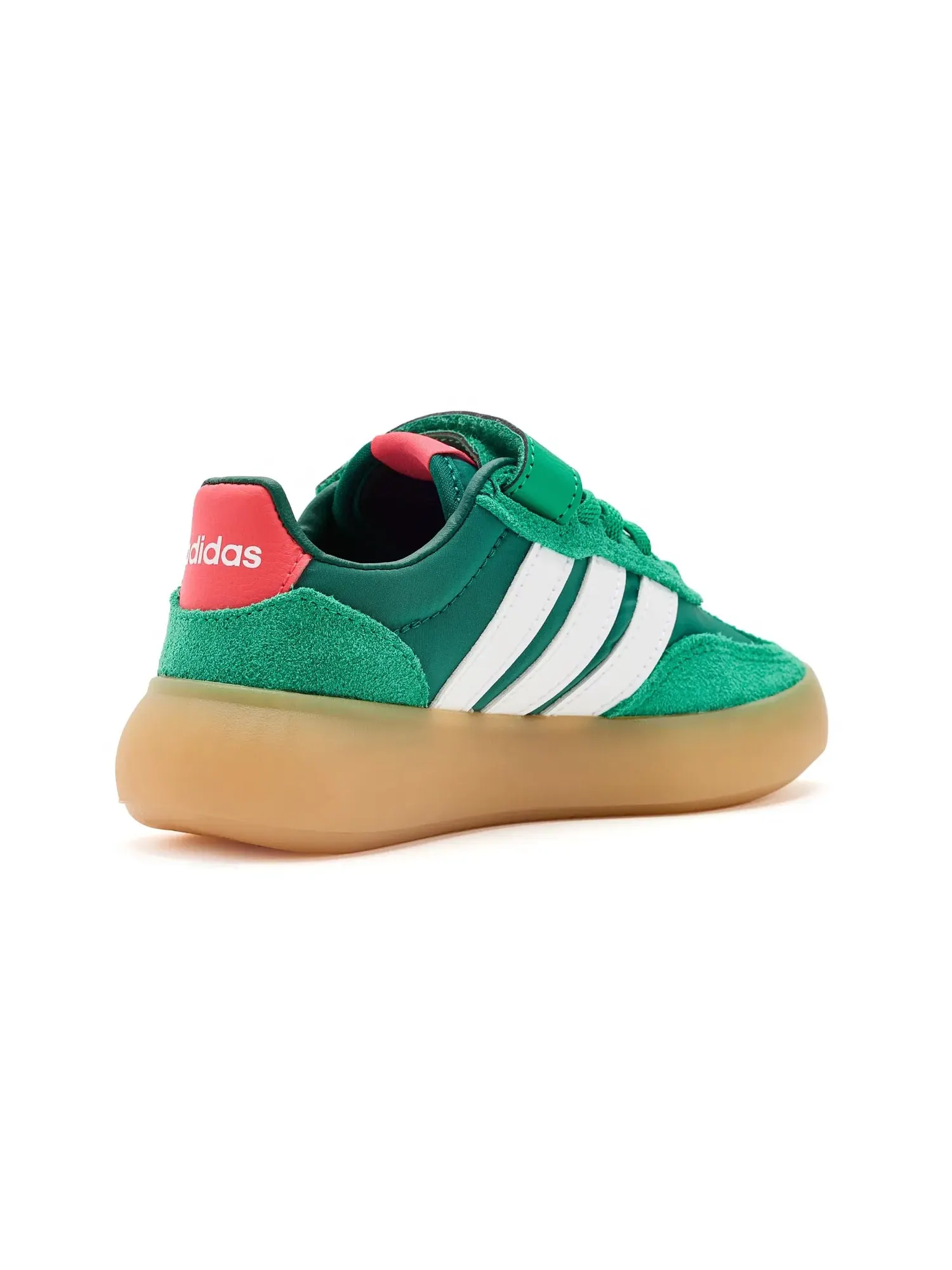 Кроссовки Barreda Decode Elastic Lace & Strap (для маленьких детей) Adidas Kids — изображение 3 из 4, зеленый/белый/красный