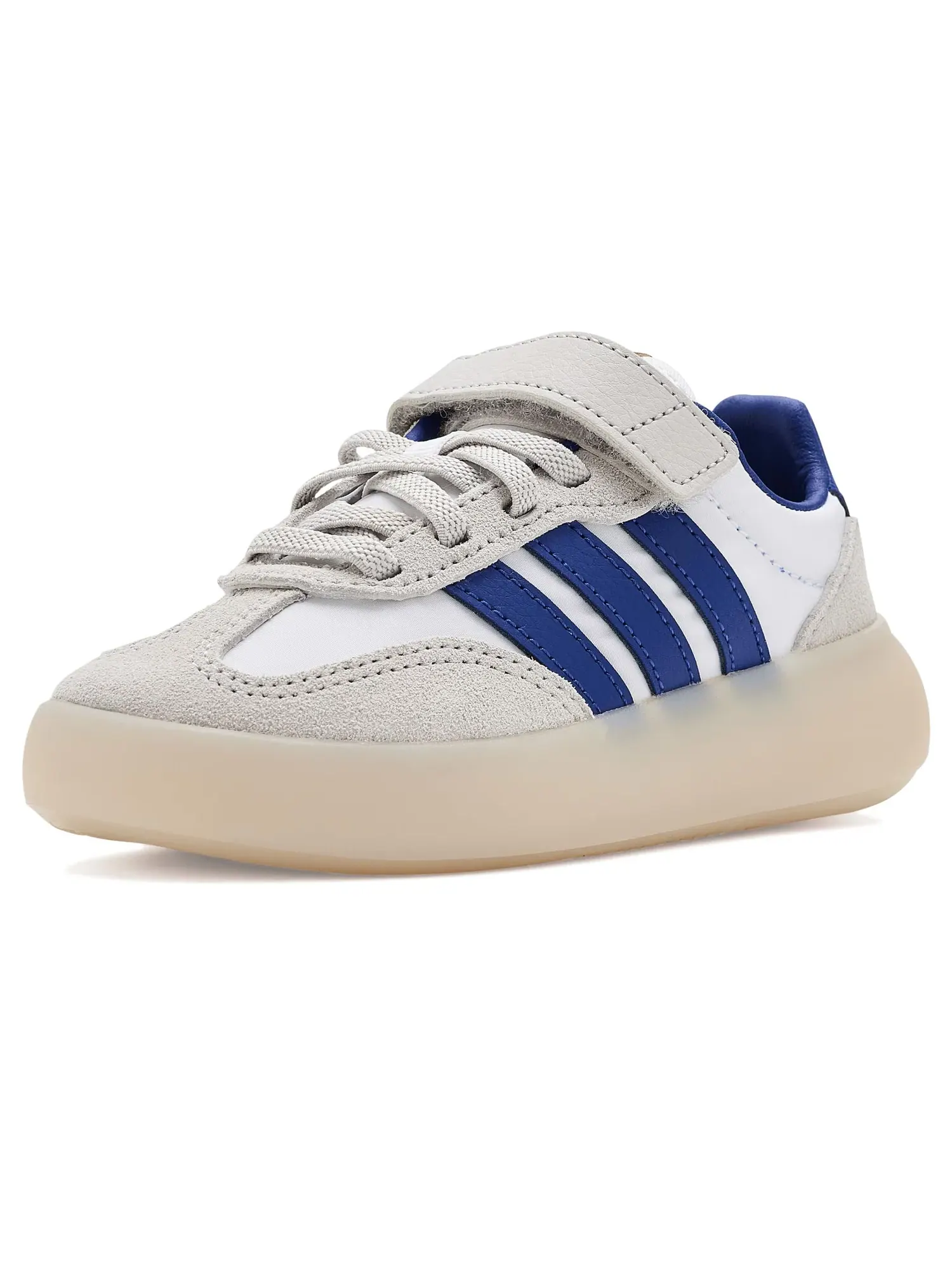 Кроссовки Barreda Decode Elastic Lace & Strap (для маленьких детей) Adidas Kids — изображение 1 из 4, белый