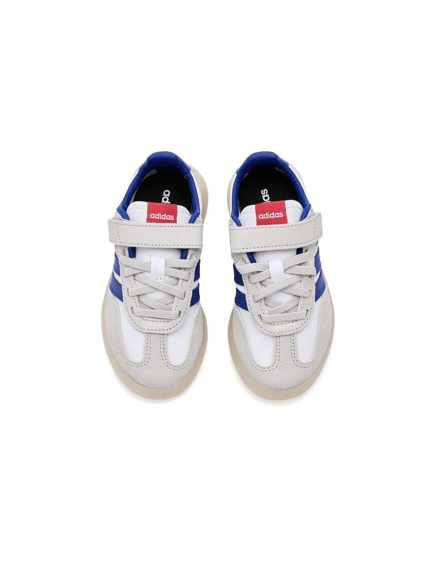 Кроссовки Barreda Decode Elastic Lace & Strap (для маленьких детей) Adidas Kids — изображение 2 из 4, белый