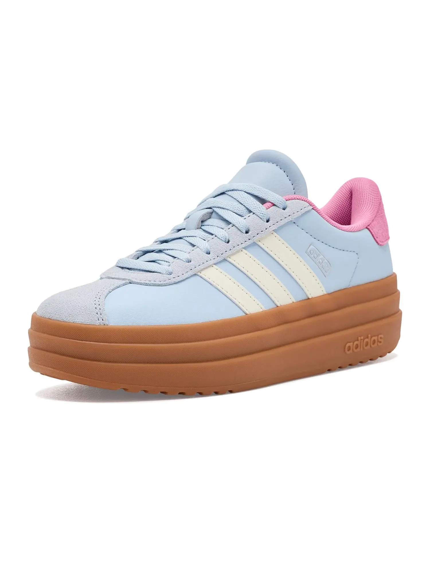 Кроссовки VL Court Bold (для маленьких и больших детей) Adidas Kids — изображение 1 из 4, белый