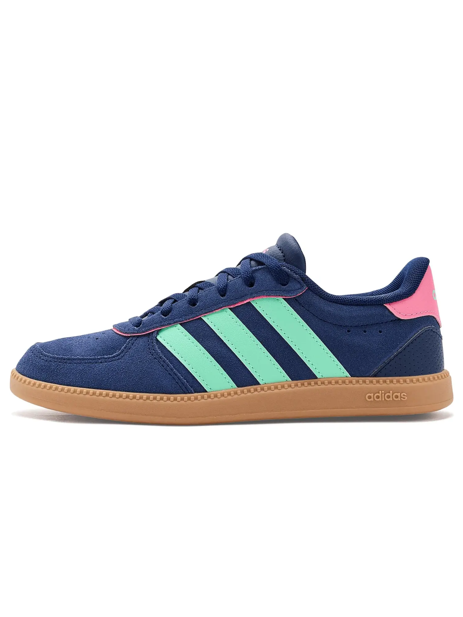 Кроссовки Breaknet Sleek (для маленьких и больших детей) Adidas Kids — изображение 4 из 4, темный синий//розовый