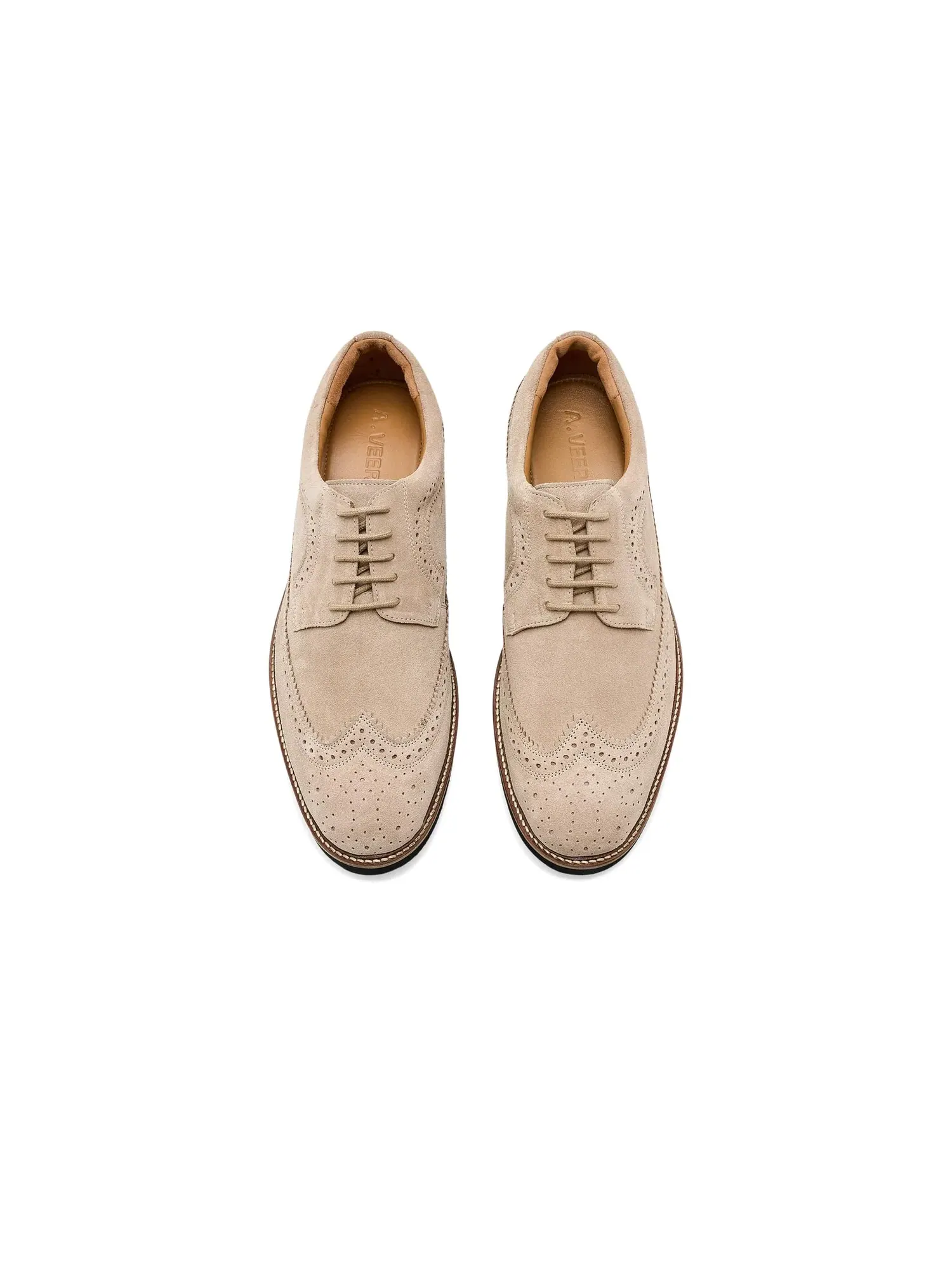 Оксфорды Ellis Wingtip A.Veer — изображение 2 из 4, бежевый