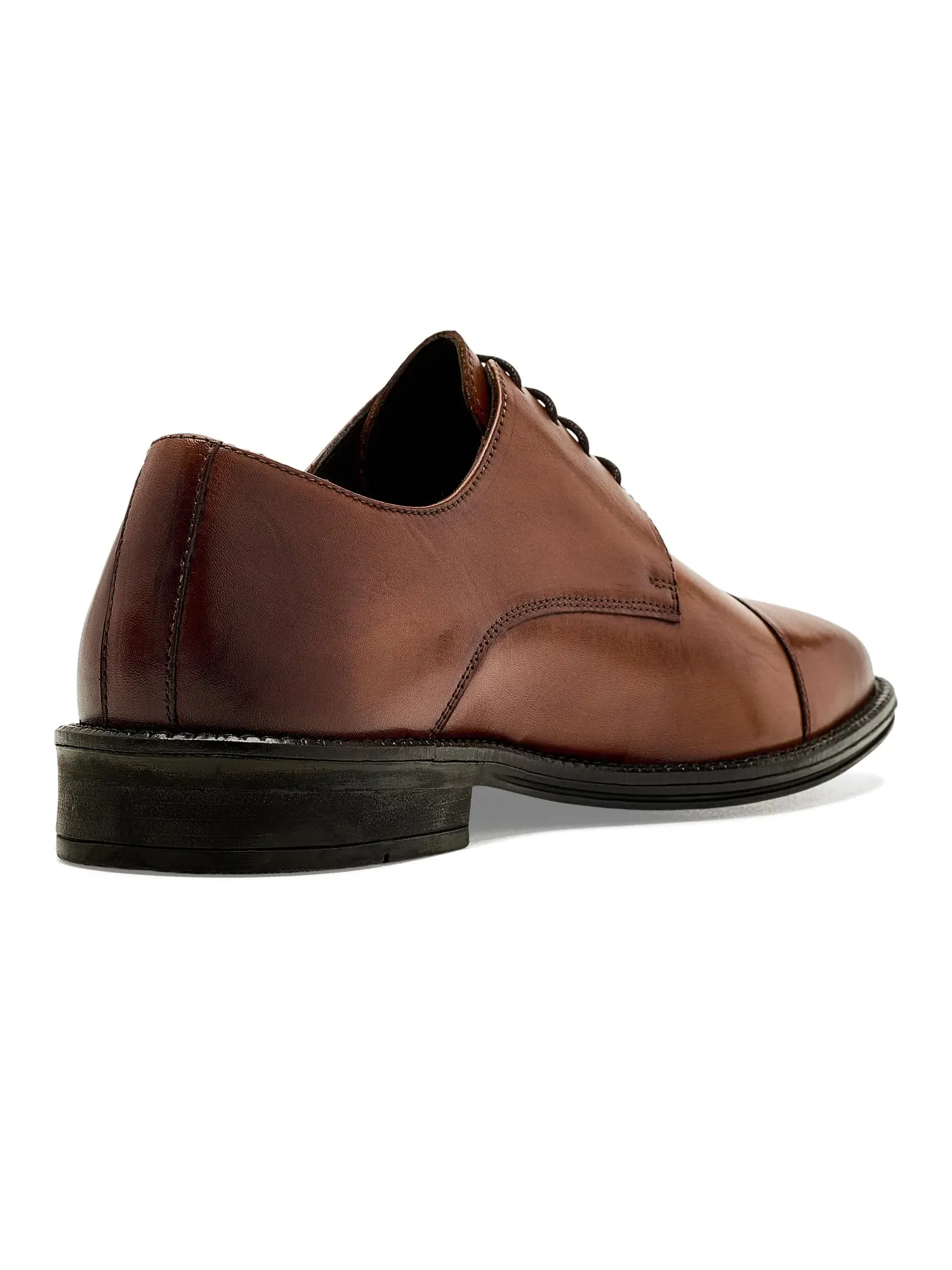 Оксфорды с закрытым носком Maddox Cap-toe Oxford A.Veer — изображение 3 из 4, бежевый